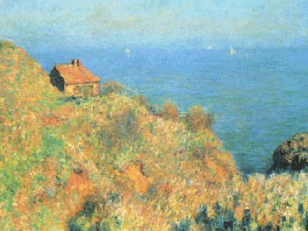 Claude Monet The Fisherman's House at Varengeville France oil painting art